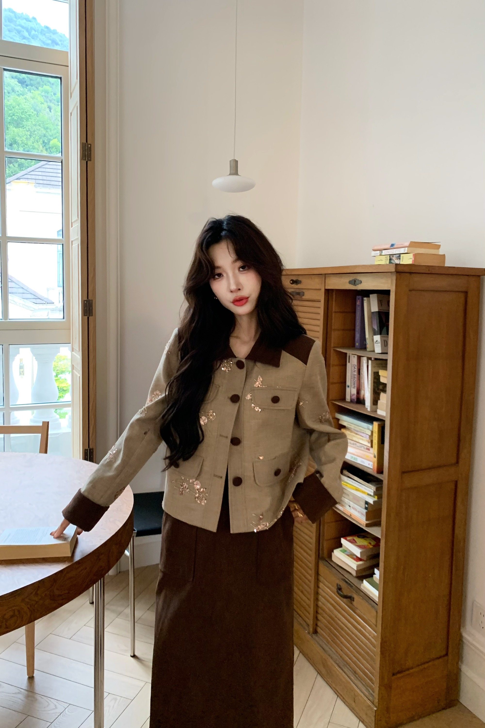 可可可欣【暮色絮语套装】品质女装洋气时尚休闲原创小众老钱风