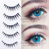 C11草莓酱日系小恶魔假睫毛自然尖尾浓密款 COS芭比娃娃5对上睫毛