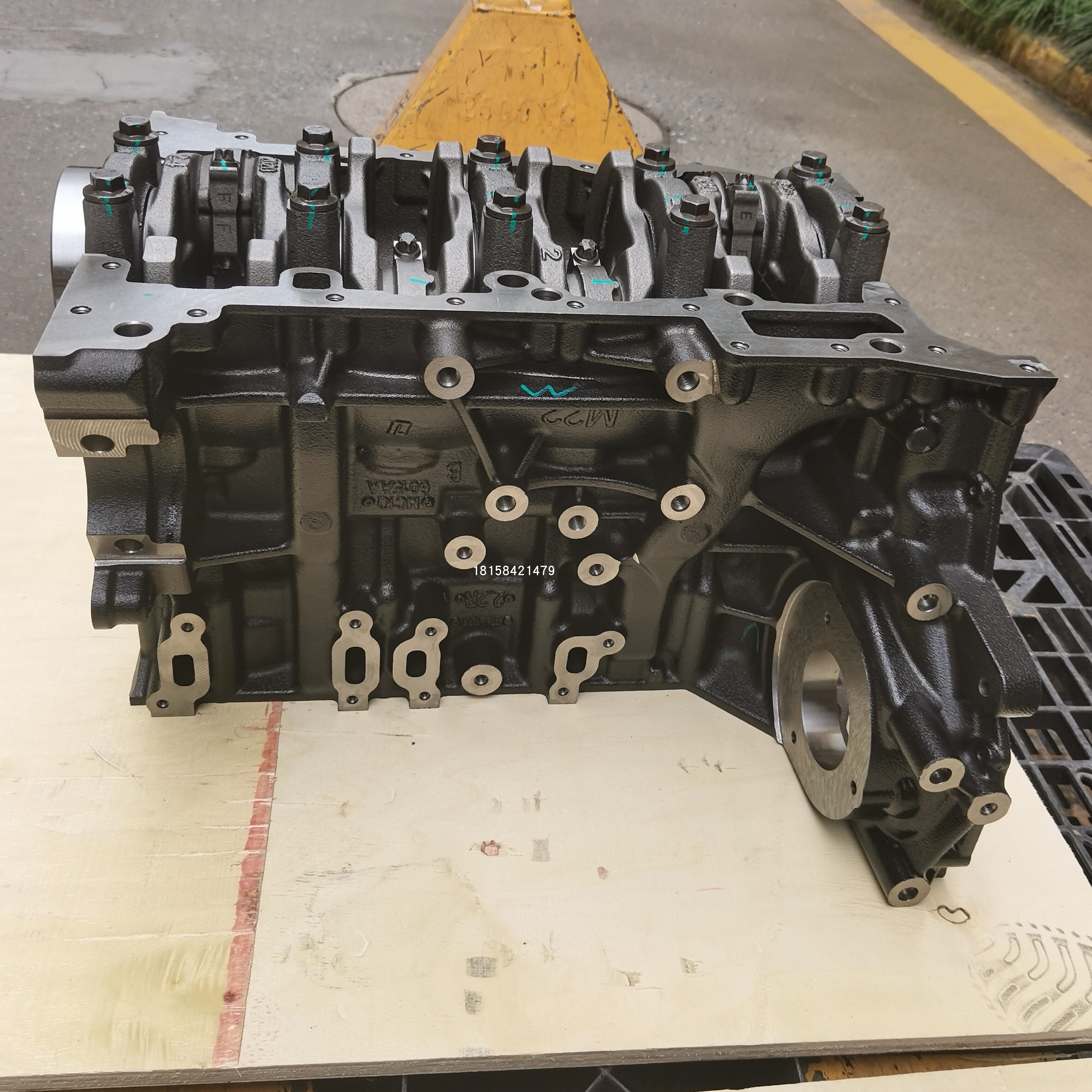 2l福特全顺新世代v348国六中缸总成缸体4d22柴油发动机