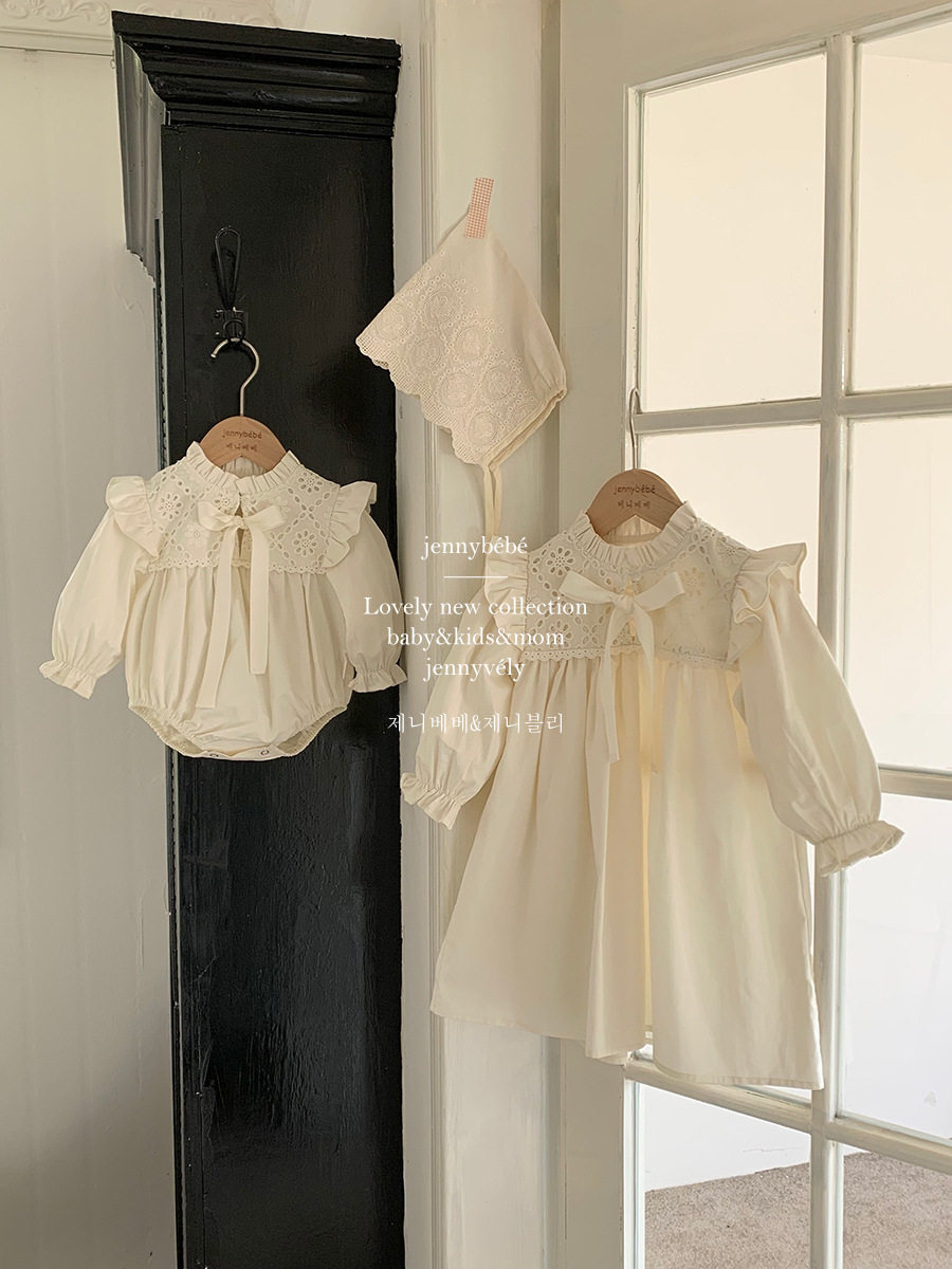 韩版童装婴儿春季连衣裙爬服