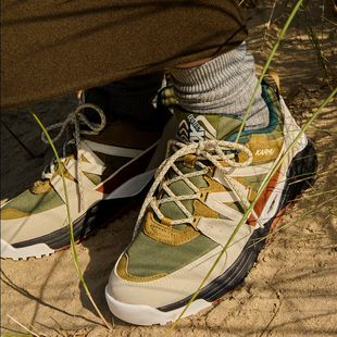 代购Karhu FUSION XC卡虎绒面革网面拼接男女防水徒步运动鞋跑鞋