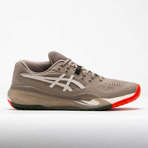 代购ASICS GEL-Resolution X亚瑟士燕麦灰褐色双色大底男士网球鞋