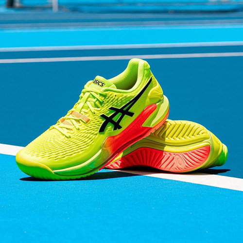 代购ASICS GEL-RESOLUTION 9亚瑟士巴黎限定款男女专业实战网球鞋