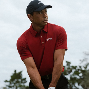 代购Sundayred Icon老虎伍兹周日红高尔夫T恤男士运动Polo衫25款