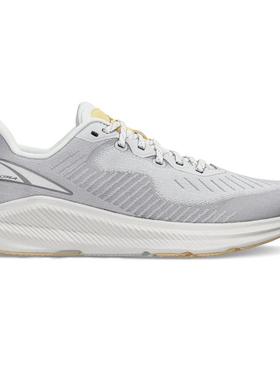 代购Altra女士跑步鞋缓震支撑透气耐磨灰色轻质鞋面白色中底