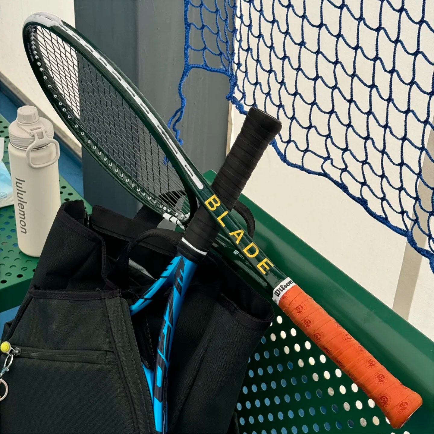 代购WILSON Blade 98威尔胜定制复古墨绿色专业比赛训练网球拍DIY