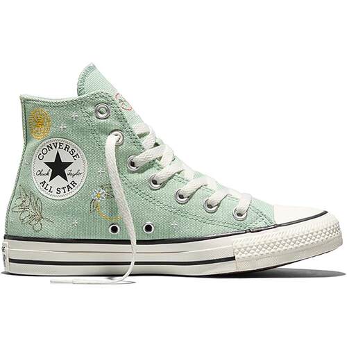 海外代购Converse/匡威女士帆布鞋舒适缓震耐穿高帮刺绣休闲