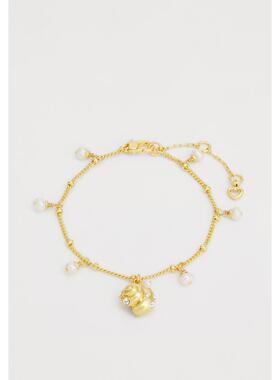 代购kate spade NEW YORK女士手链精致优雅简约时尚金色珍珠