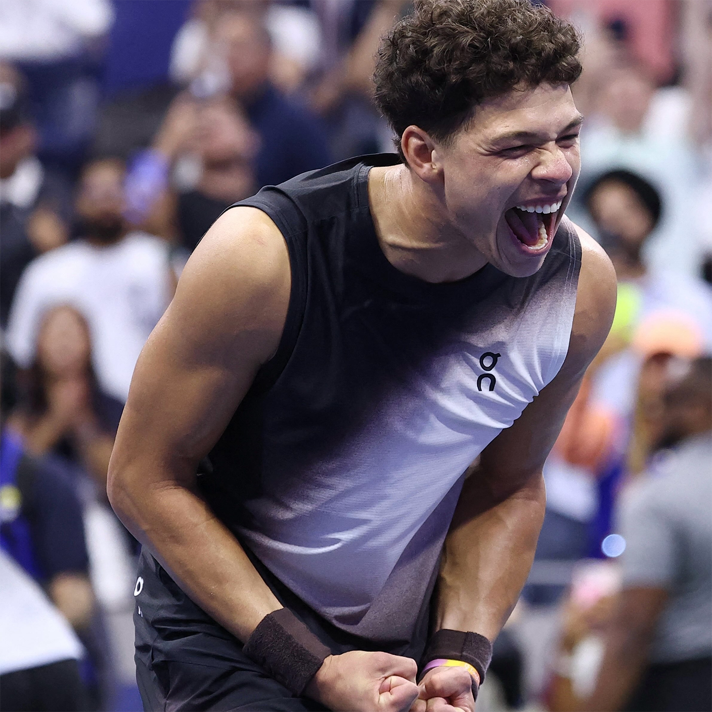 ON Court Tank Swing昂跑本·谢尔顿美网同款网球服无袖运动T恤图片