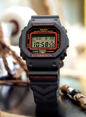 代购Kelvin Hoefler x Powell Peralta x Casio卡西欧限定款手表