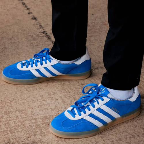 代购Adidas Gazelle Indoor Mercedes阿迪达斯奔驰联名款休闲板鞋