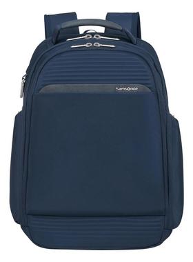 代购Samsonite新秀丽双肩包男士大容量多功能轻便耐用深蓝色
