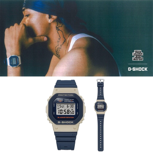 代购CASIO X BlackEyePatch卡西欧街头品牌联名款男女运动手表