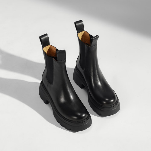 猫本喵厚底增高8.5厘米短靴