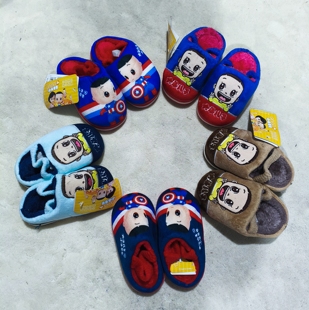 实体店下架品牌带防伪标儿童棉拖鞋男女童150码家居鞋（清库存