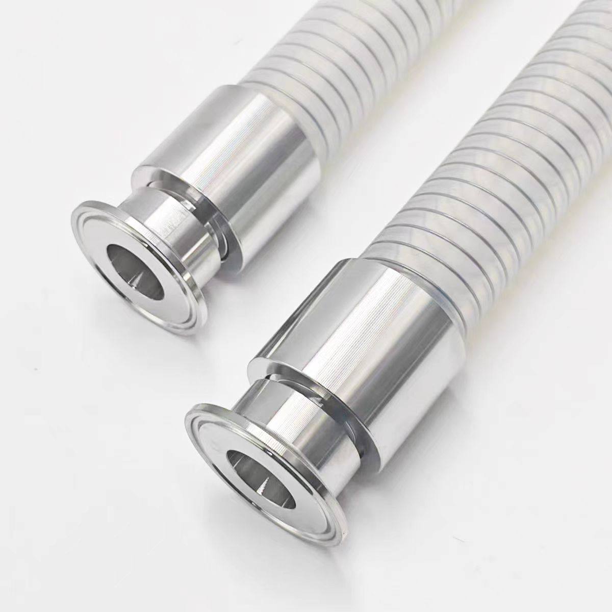 食品级透明钢丝硅胶管铂金硫化制药级卫生级加厚耐高温高压硅胶管