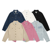 毛边领简约美式 GRAF原创品牌 CleanFit 西部百搭秋牛仔夹克外套