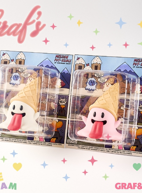 GRAF原创品牌【限量雪糕】IceCream冰激凌可爱鬼搪胶复古收藏玩具