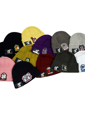 GRAF原创品牌BooGhost可爱鬼2.0狼人吸血鬼僵尸巫师针织瓜皮冷帽