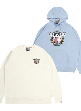 GRAF原创品牌【24Vol.2】和平大使可爱鬼呼吁PEACE毛线绣帽衫卫衣