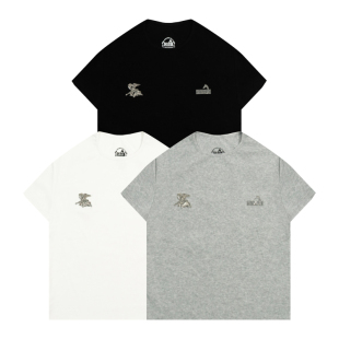 AK47天使长颈鹿金属标辣妹紧身轻薄短袖 GRAF原创品牌 五金街头