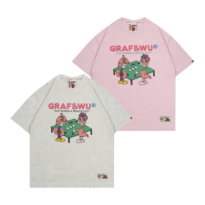 GRAF原创内脏聚会卡通短袖T恤