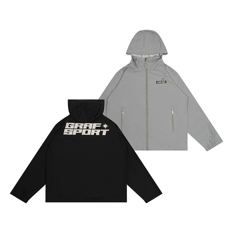 轻薄反光防风GRAF原创户外冲锋衣