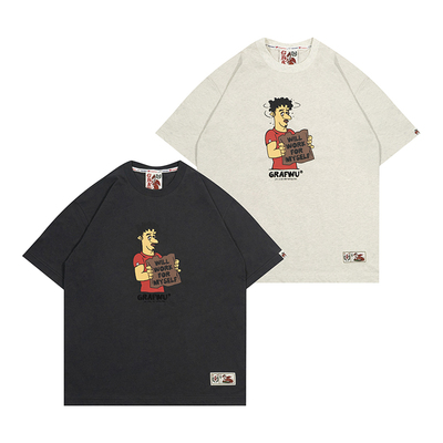 美式街头原创短袖短袖GRAF&WU