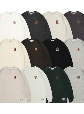 GRAF原创品牌【世界名画】蒙娜丽莎珍珠少女达利可爱鬼刺绣长袖T