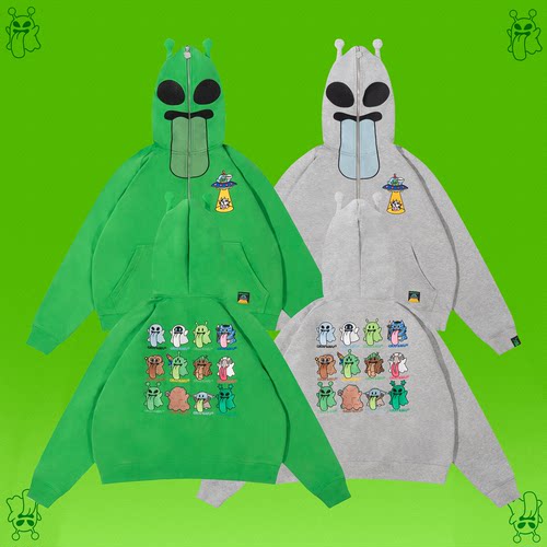 GRAF&WU外星鬼变身飞碟卫衣