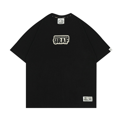 GRAF音符字母美式街头棉质短袖T