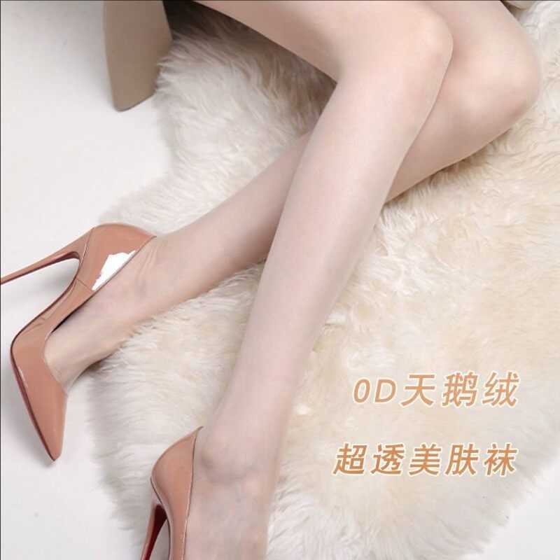 丝袜女夏薄款高透美肤袜防勾丝耐穿连裤袜批发肤色裸感防晒菠萝袜