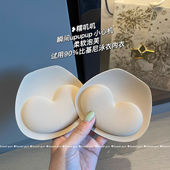 比基尼小胸加厚海绵文胸插垫小胸聚拢胸垫瑜伽泳衣内衣显大插片