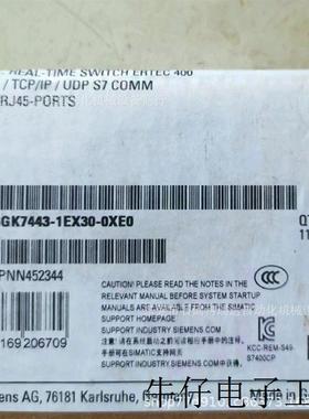 6GK7443-1EX30-0XE0通信模块6GK7 443-1EX3O-OXEO特价