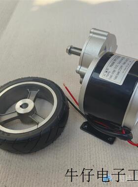 现货直销平板车搬运车36V250WMY1016Z改装特长轴有刷减速电机尤奈