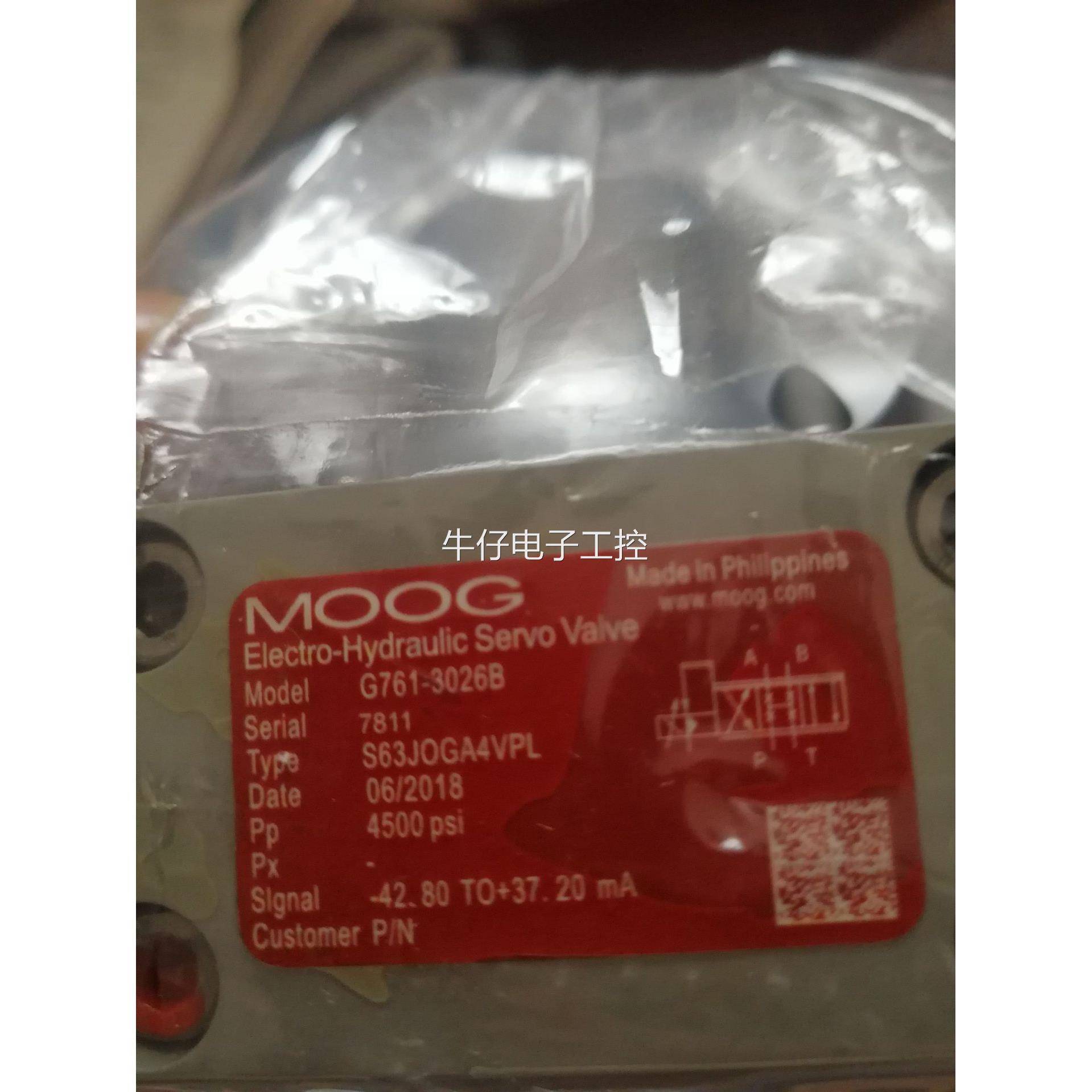 MOOG穆格伺服阀D633-313B现货供应