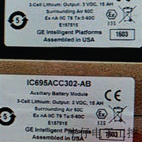 现货直销电池 IC695ACC302