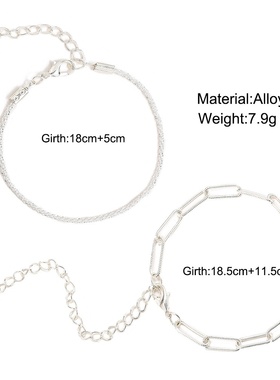 跨境外贸欧美风走创意夸张个性时尚创意波光粼粼手链女ins小众轻