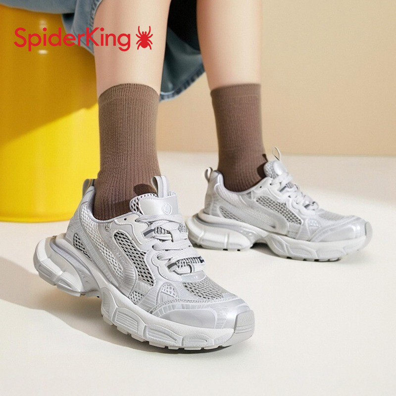 蜘蛛王女秋季新款增高老爹鞋