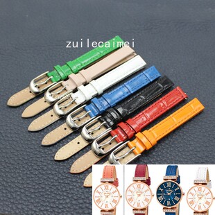 柜台价255 FolliFollie芙丽芙丽表带原装 真皮薄款 女WF13B014 10mm