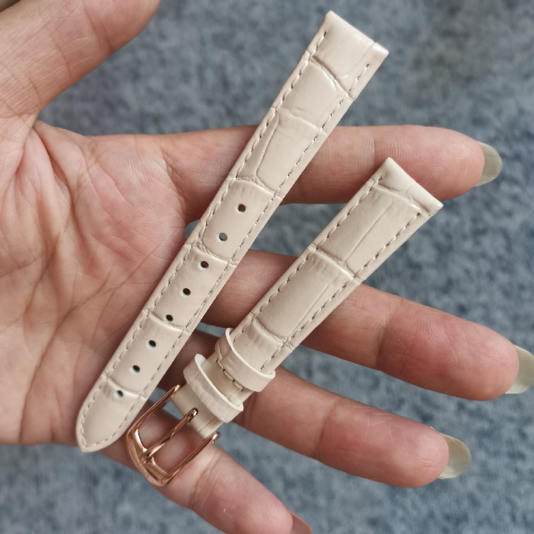 Follie芙丽常规真皮手表带哑光