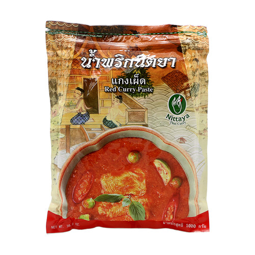 泰国进口泰式红咖喱酱肉类咖喱酱Thai red curry蔬菜咖哩鸡即煮酱