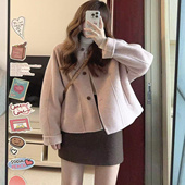 巨好看 小香风毛呢外套加厚短款 初冬呢子外套大衣女冬季 2025新款