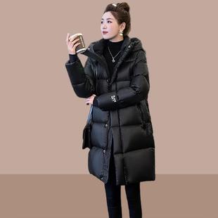 2025年新款小个子羽绒棉衣女中长款今年流行爆款棉服冬季加厚外套