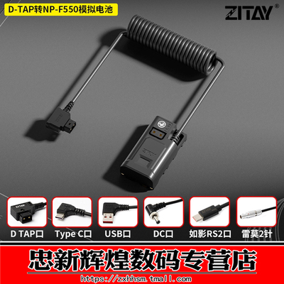 D-TAP/TYPE-C/USB转F550假电池