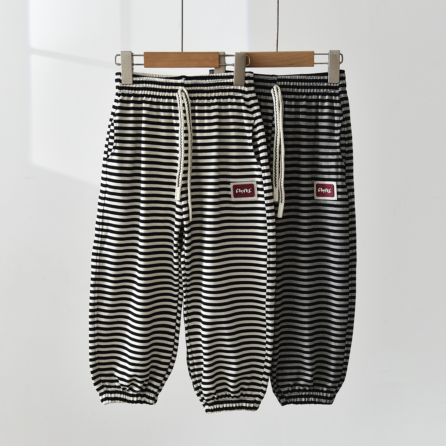 男女儿童百搭条纹运动裤