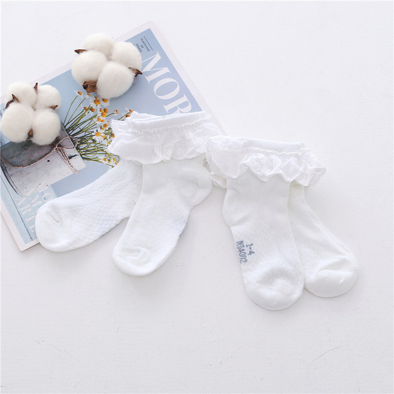 yoyo赫儿童袜子春夏纯棉网眼袜纯白花边袜白袜女童宝宝薄袜女大童在类目 童装/婴儿装/亲子装, 儿童袜子(0-16岁)中 - 来自Buy2taobao.com提供专业的淘宝代购服务