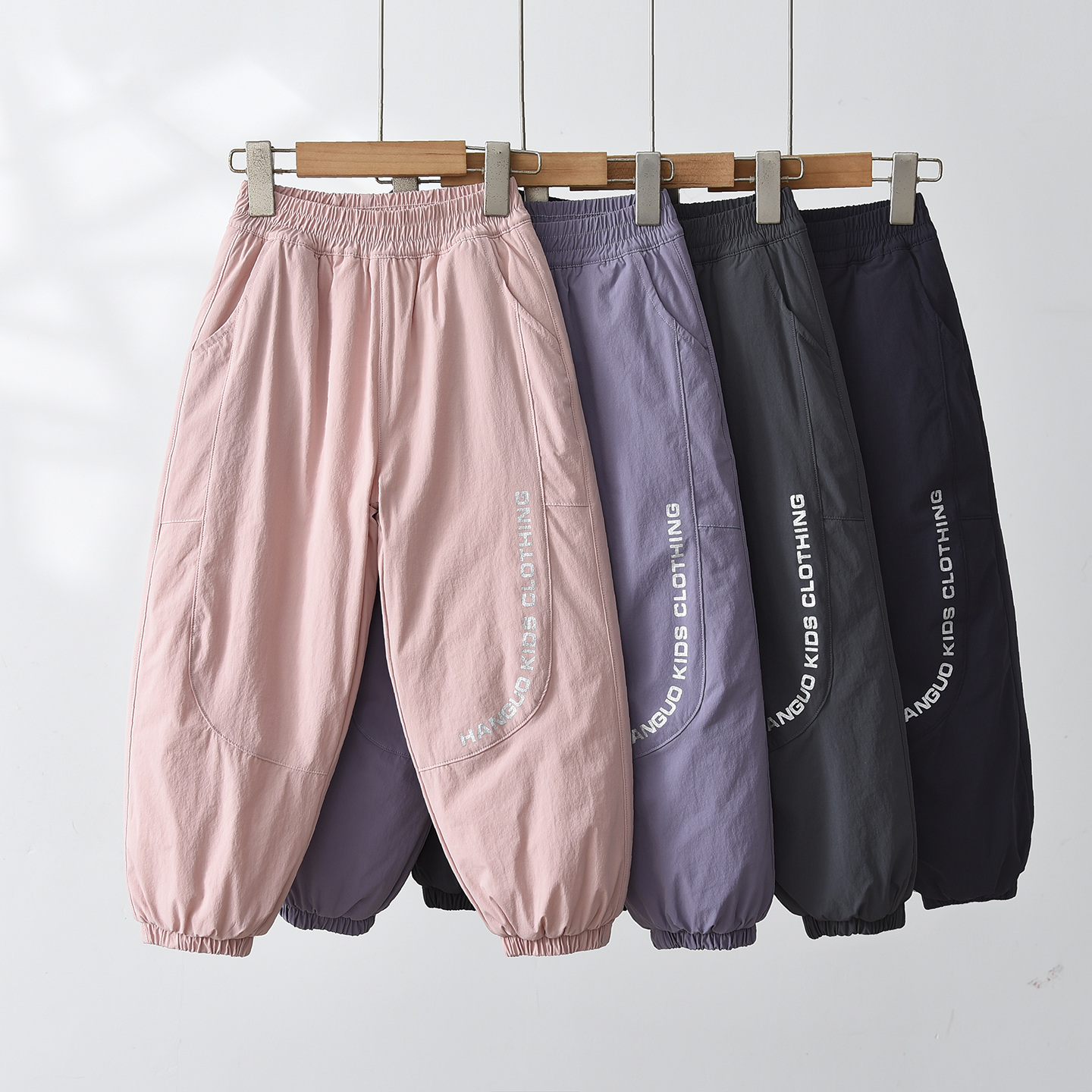 男女童户外冲锋裤绗棉裤