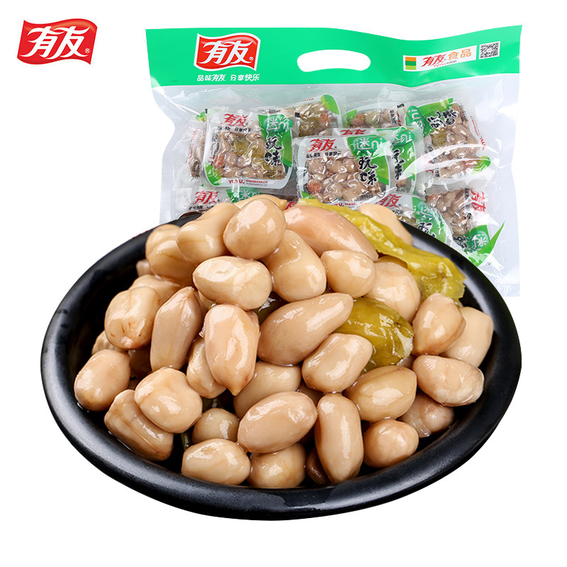 有友泡椒花生428g独立包装小袋散装山椒味卤花生下酒菜休闲小吃,零食/坚果/特产,卤味素食,淘宝优惠券,粉丝福利购,淘宝优惠卷