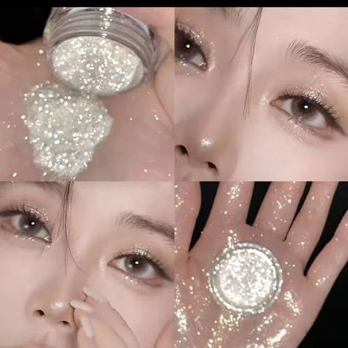 网红高光粉珠光提亮假发干花演出百搭散粉细闪爆闪超亮亮晶晶闪粉